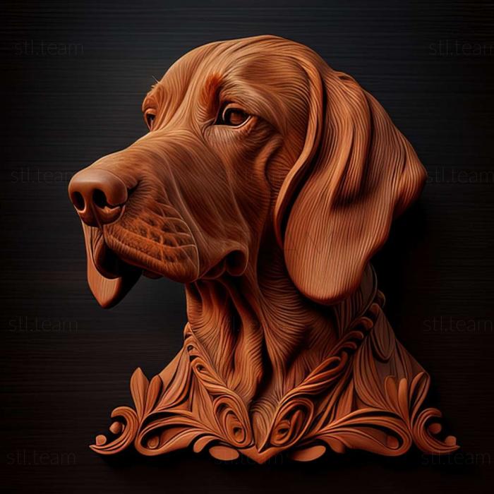 3D model The Spanish Hound dog (STL)